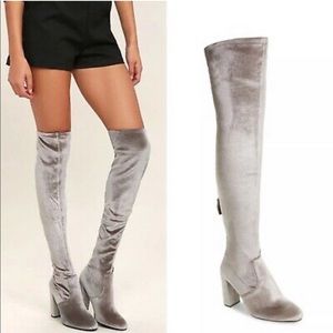 Steve Madden Knee High Heel Boots- 9